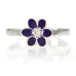  Micaelas Purple Flower Toe Ring Emitations Jewelry