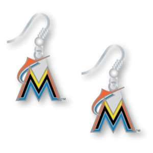  Miami Marlins Logo Earrings