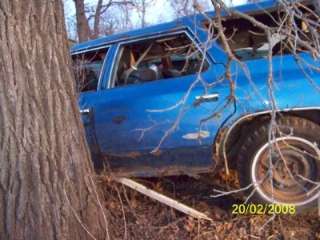1974 chevy wagon derb car masher destruction body  