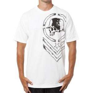  Metal Mulisha Youth Edge T Shirt   Small/White Automotive