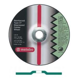  Metabo 616486000 5 x 1/4 A24T Type 27 Depressed Center 