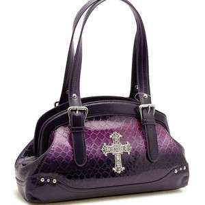 PP Cross Croc Western Inspired Designer Tote Handbag  