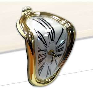  Gold Melting clock Daliesque Pocket watch style