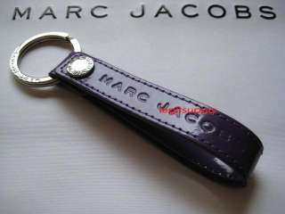 MARC BY MARC JACOBS LTD Purple Plum Patent Leather Keychain Key Chain 