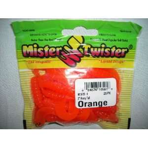    Mister Twister 3 Orange Meeny Tail 20 Pack