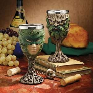  Medieval Tree Ent Spirits Greenman Goblet Collection Goblet 
