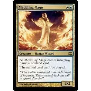  Magic the Gathering   Meddling Mage   Alara Reborn   Foil 