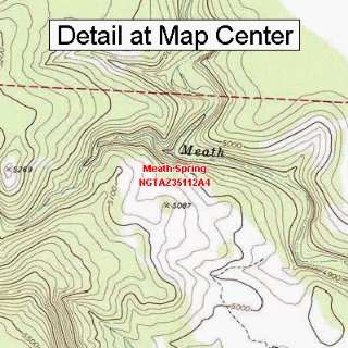  USGS Topographic Quadrangle Map   Meath Spring, Arizona 