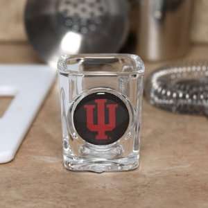 Indiana Hoosiers 2oz. Domed Logo Square Shot Glass  Sports 