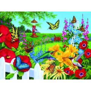   Birds N Blooms 1000pc Jigsaw Puzzle by Joelle McIntyre Toys & Games