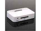 For iPhone 4 4S 4G White USB Desktop Dock Charger With Data Sync Cable 