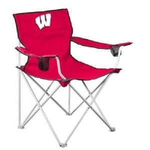  Wisconsin Badgers NCAA Deluxe Folding Chair Sports 