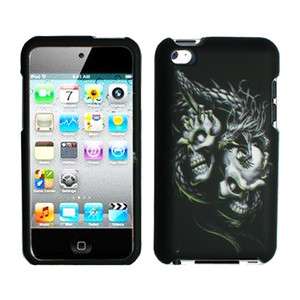 Apple ipod Touch 4g hard case cover Silver Dragon Skull  
