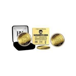  Highland Mint Sacramento Kings 24Kt Gold 25Th Anniversary 