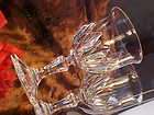 BEAUTIFUL Crystal Footed Shot Cordial Glasses RING & 