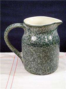Hartstone Pottery Emerald Jewel Tone 1 Qt Juice Pitcher  