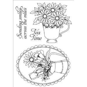  Stampers Anonymous Inky Antics Clear Stamp Set daisy 