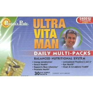 Puritans Pride Ultra Vita Man Daily Multi Packs, 30 Day Supply 