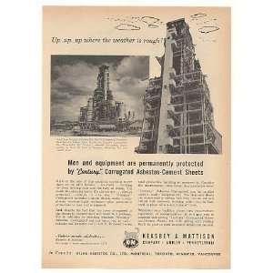   Sun Oil Toledo OH Keasbey & Mattison Asbestos Print Ad