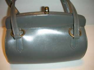 Madman Vintage Handbag Made N France Dark Gray Jackie O Style Mint 