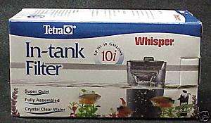 Tetra Whisper Aquarium Fish Tank In Tank Filter 10 Gal  