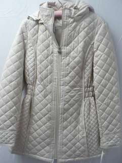 LAUNDRY BY SHELLI SEGAL SIZE L PEARL QUILTED LIGHT WEIGHT COAT NWTS 