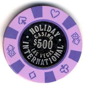 Holiday International Las Vegas Coin Inlay $500 Chip