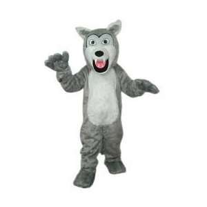 Timber Wolf Adult Mascot Costume 