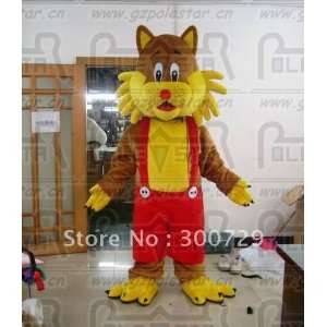    yellow cat mascot costumes character cat costumes Toys & Games