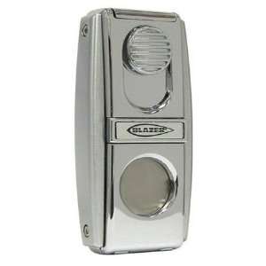  Chief II Solid Chrome Torch Lighter with Cigar Cutter 