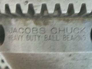 JACOBS 14N HEAVY DUTY BALL BEARING DRILL CHUCK 0 1/2 W/KEY, R8 SHANK 