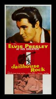 JAILHOUSE ROCK 3SH ORIG MOVIE POSTER 1957 ELVIS PRESLEY  