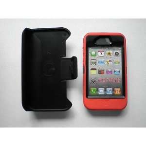  OtterBox Defender for iPhone 4/4s Orange Silicone on Black 