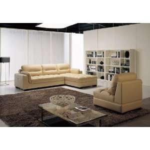  Italian Leather Sectional Sofa Set   Mario Leather 