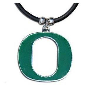 Oregon Ducks Logo Pendant Rubber Necklace   NCAA College Athletics Fan 