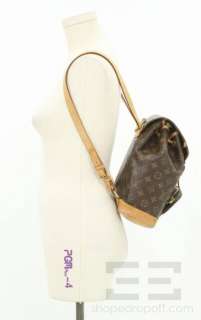 Louis Vuitton Brown Monogram Mini Montsouris Backpack Bag  