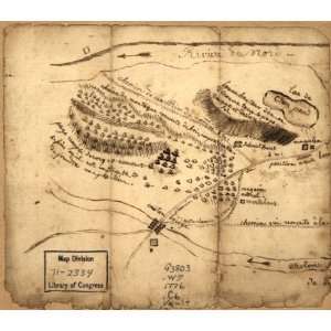  1776 map of Westchester, NY,