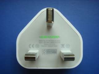 UK AC POWER USB ADAPTER FOR iPhone iPad iPod iTouch New  