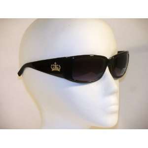  UV 400 Designer Sunglasses Italian Design Black Frame Gold 