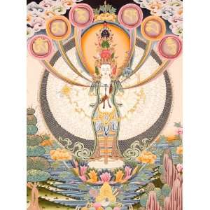  Thousand Armed Avalokiteshvara with Om Mani Padme Hum Mantra 