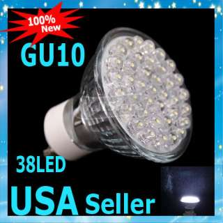 GU10 1.2W 110V 120V 38 LED Light White LED Bulb  