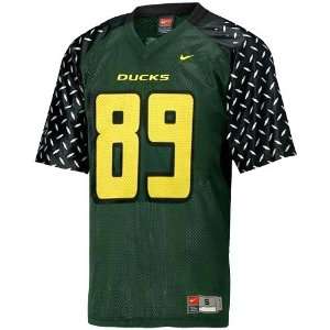  Nike Oregon Ducks #89 Green Replica Football Jersey 