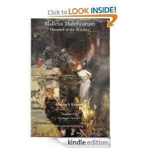 Malleus Maleficarum Hammer of the Witches Heinrich Kramer   