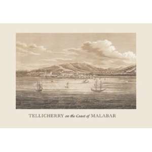  Tellicherry on the Coast of Malabar 24X36 Canvas Giclee 