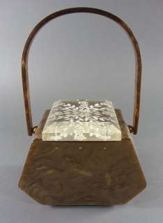 Vintage Lucite LLEWELLYN Inc NYC Purse Handbag  
