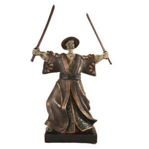  Japanese Samurai Warrior Figurine Sculpture Art SM37240A 