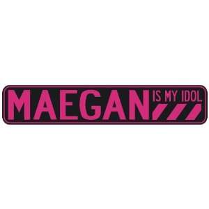   MAEGAN IS MY IDOL  STREET SIGN