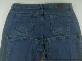 LEE Below Waist Natural Bootcut Stretch Denim Jeans Womens Pant Sz 14 