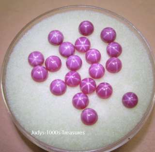 LINDY LINDE RED STAR SAPPHIRE 4mm. ROUND  