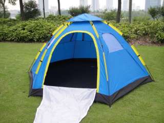   Person Hiking Camping Automatic Instant Auto Pop up Family Tent  